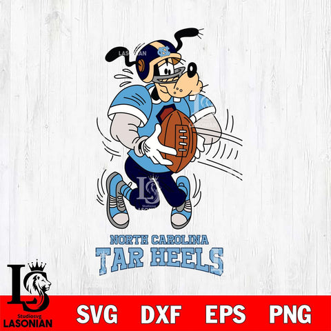 North Carolina Tar Heels Goofy Sport Football SVG DXF EPS PNG FILE,NCAA svg ,Football Digital Download,Instant Download, Silhouette
