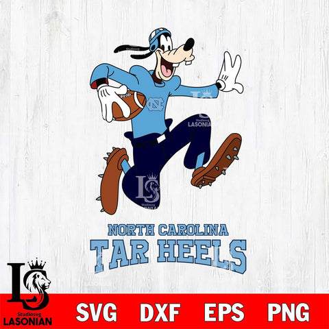 North Carolina Tar Heels Goofy rugby Sport SVG DXF EPS PNG FILE,NCAA svg ,Football Digital Download,Instant Download, Silhouette