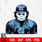 North Carolina Tar Heels Michael Myers Horror Halloween Svg Eps Dxf Png File, NCAA svg, Digital Download, Instant Download