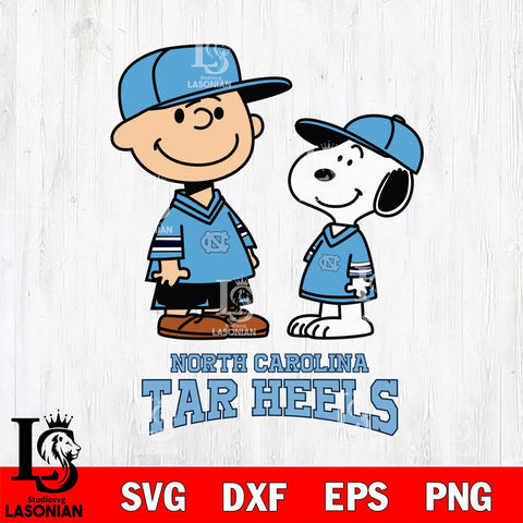 North Carolina Tar Heels Peanuts Snoopy Football SVG DXF EPS PNG FILE,Snoopy File Cut, NCAA Digital Download,Instant Download,Christmas Silhouette