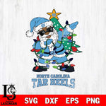 North Carolina Tar Heels Santa Claus Ugly Christmas Svg dxf eps png pdf file,NCAA svg,Digital Download,Cricut file