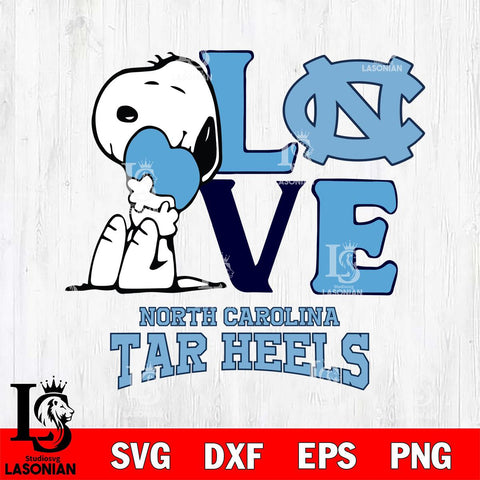 North Carolina Tar Heels Snoopy Sport 10 Svg Eps Dxf Png File, Digital Download