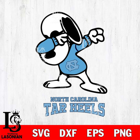 North Carolina Tar Heels Snoopy Sport 3 Svg Eps Dxf Png File, Digital Download