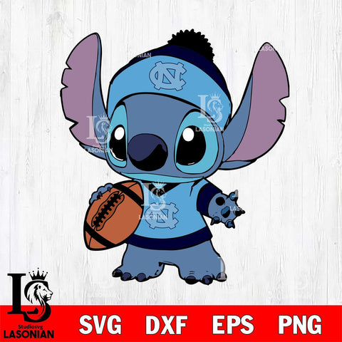 North Carolina Tar Heels Stitch Svg Eps Dxf Png File, NCAA svg, Digital Download, Instant Download