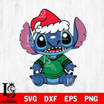 North Texas Mean Green Baby Stitch Christmas Svg Eps Dxf Png File, Digital Download, Instant Download