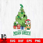 North Texas Mean Green Bluey Chilli Christmas Tree Svg Eps Dxf Png File, Digital Download