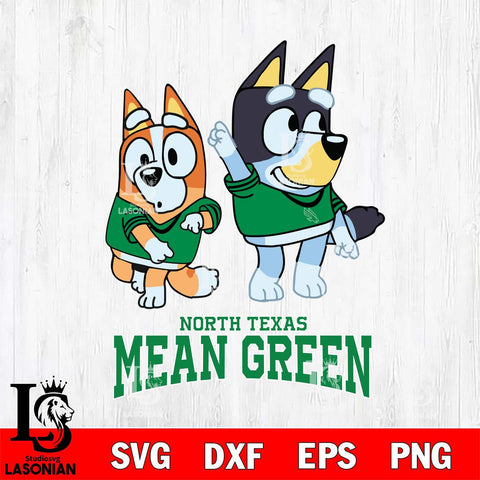 North Texas Mean Green Bluey Chilli Mode Dance Svg Eps Dxf Png File, Digital Download, Instant Download