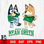 North Texas Mean Green Bluey Chilli Sport Svg Eps Dxf Png File, Digital Download, Instant Download