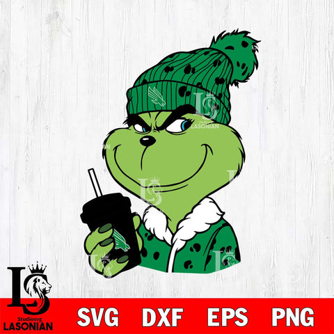North Texas Mean Green Boujee Grinch 3 Svg Eps Dxf Png File, Digital Download, Instant Download