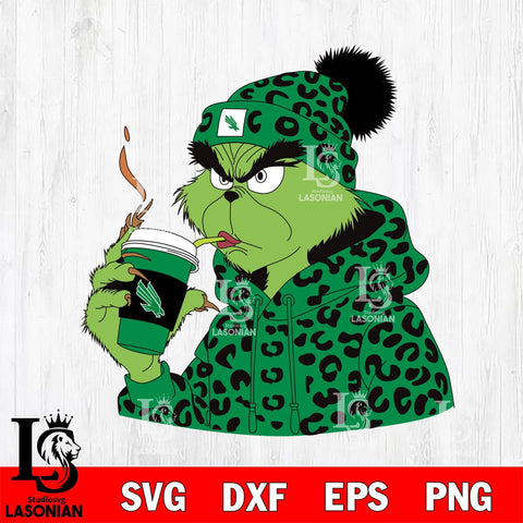 North Texas Mean Green Boujee Grinch 8 Svg Eps Dxf Png File, Digital Download, Instant Download
