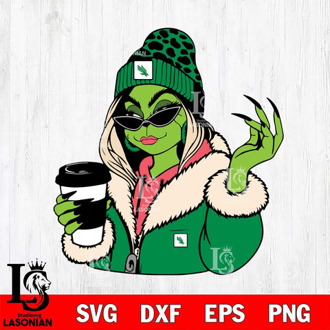 North Texas Mean Green Boujee Grinch 9 Svg Eps Dxf Png File, Digital Download, Instant Download