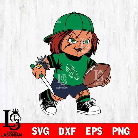 North Texas Mean Green Chucky Horror 10 Svg Eps Dxf Png File, NCAA svg, Digital Download, Instant Download