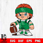 North Texas Mean Green Chucky Horror 5 Svg Eps Dxf Png File, NCAA svg, Digital Download, Instant Download