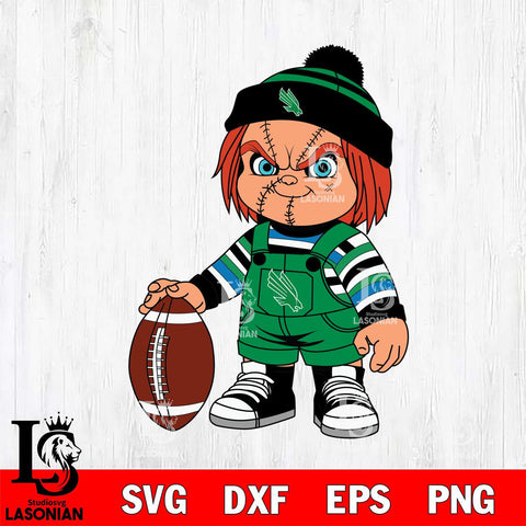 North Texas Mean Green Chucky Horror 6 Svg Eps Dxf Png File, NCAA svg, Digital Download, Instant Download