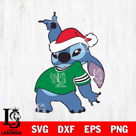 North Texas Mean Green Disney Lilo & Stitch Christmas Svg Eps Dxf Png File, Digital Download, Instant Download