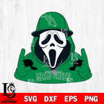 North Texas Mean Green Horror Character Ghostface Sport Svg Eps Dxf Png File, NCAA svg, Digital Download, Instant Download