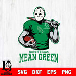 North Texas Mean Green Jason Voorhees 9 Svg Eps Dxf Png File, Digital Download