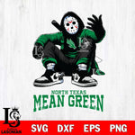 North Texas Mean Green Jason Voorhees Halloween SVG Svg Eps Dxf Png File, Digital Download, Instant Download