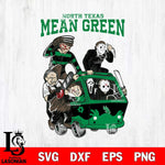 North Texas Mean Green Jason Voorhees Horror 10 Svg Eps Dxf Png File, NCAA svg, Digital Download, Instant Download