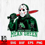 North Texas Mean Green Jason Voorhees Horror 12 Svg Eps Dxf Png File, NCAA svg, Digital Download, Instant Download