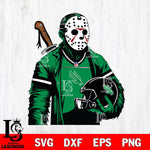 North Texas Mean Green Jason Voorhees Horror 2 Svg Eps Dxf Png File, NCAA svg, Digital Download, Instant Download