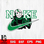 North Texas Mean Green Jason Voorhees Nike Svg Eps Dxf Png File, Digital Download, Instant Download