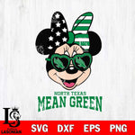 North Texas Mean Green Minnie Mouse Love 2, Svg Eps Dxf Png File, Digital Download