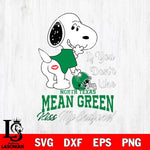 North Texas Mean Green Snoopy If you dont like kiss SVG DXF EPS PNG FILE,Snoopy File Cut, NCAA Digital Download,Instant Download,Christmas Silhouette