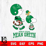North Texas Mean Green Snoopy Sport Svg Eps Dxf Png File, Digital Download