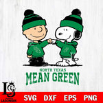 North Texas Mean Green Snoopy Sport 9 Svg Eps Dxf Png File, Digital Download