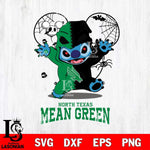 North Texas Mean Green Stitch Horror Halloween 2 Svg Eps Dxf Png File, Digital Download, Instant Download