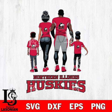 Northern Illinois Huskies Family Love Rugby SVG DXF EPS PNG FILE,NCAA SVG, Father day Digital Download,Instant Download, Silhouette