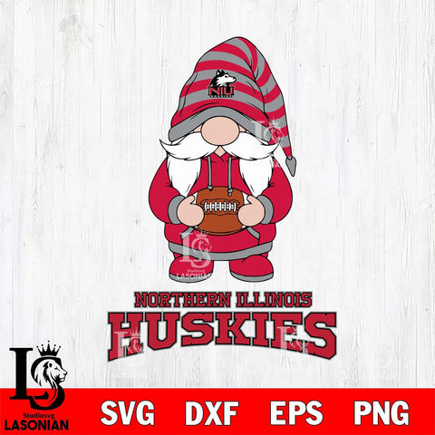 Northern Illinois Huskies Gnome Football File Cut, NCAA SVG, Digital Download , Criucut , Silhouette