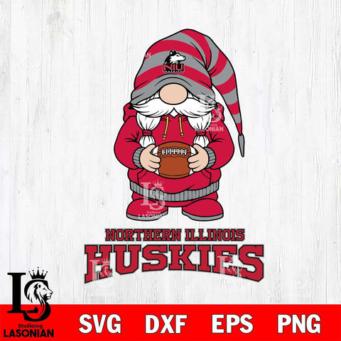 Northern Illinois Huskies Gnome Sport File Cut, NCAA SVG, Digital Download , Criucut , Silhouette
