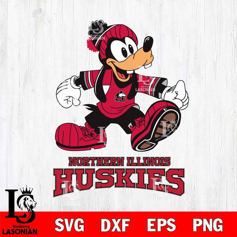 Northern Illinois Huskies Goofy Cool Sport SVG DXF EPS PNG FILE,NCAA svg ,Football Digital Download,Instant Download, Silhouette