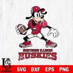 Northern Illinois Huskies Goofy Disney, Svg Eps Dxf Png File, Digital Download