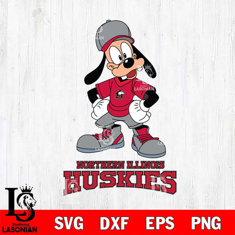 Northern Illinois Huskies Goofy Sport SVG DXF EPS PNG FILE,NCAA svg ,Football Digital Download,Instant Download, Silhouette