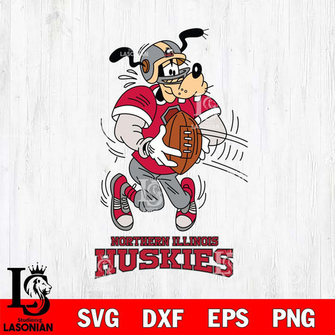 Northern Illinois Huskies Goofy Sport Football SVG DXF EPS PNG FILE,NCAA svg ,Football Digital Download,Instant Download, Silhouette