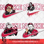 Northern Illinois Huskies Halloween Nike NCAA Bundle 4 Svg Eps Dxf Png File, Digital Download, Instant Download