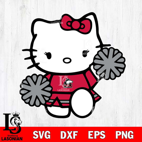 Northern Illinois Huskies Hello Kitty sport 4 Svg Eps Dxf Png File, NCAA svg, Digital Download, Instant Download