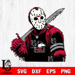 Northern Illinois Huskies Jason Voorhees Horror 7 Svg Eps Dxf Png File, NCAA svg, Digital Download, Instant Download