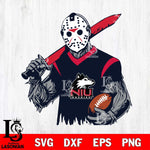 Northern Illinois Huskies Jason Voorhees Horror Halloween 2 Svg Eps Dxf Png File, NCAA svg, Digital Download, Instant Download