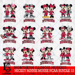 Northern Illinois Huskies Mickey Minnie Mouse NCAA Bundle 12 Svg Eps Dxf Png File, Bundle NCAA svg , File Cut , Digital Download , Instant Download, Cut Svg Files