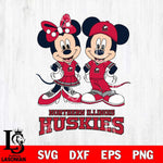 Northern Illinois Huskies Mickey Minnie Mouse rugby ball Svg Eps Dxf Png File, NCAA svg , File Cut , Digital Download , Instant Download, Cut Svg Files