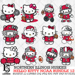 Northern Illinois Huskies NCAA Bundle 12 Svg Eps Dxf Png File, NCAA svg, Digital Download, Instant Download