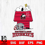 Northern Illinois Huskies Snoopy Chill Football SVG DXF EPS PNG FILE,Snoopy File Cut, NCAA Digital Download,Instant Download,Christmas Silhouette