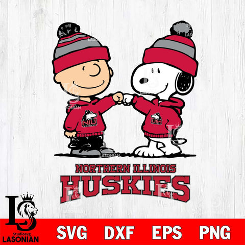 Northern Illinois Huskies Snoopy Sport 9 Svg Eps Dxf Png File, Digital Download