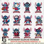 Northern Illinois Huskies Stitch Horror Bundle 12 SVG Svg Eps Dxf Png File, NCAA svg, Digital Download, Instant Download
