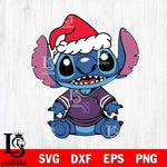 Northwestern Wildcats Baby Stitch Christmas Svg Eps Dxf Png File, Digital Download, Instant Download