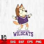 Northwestern Wildcats Chilli Dance Svg Eps Dxf Png File, Digital Download, Instant Download